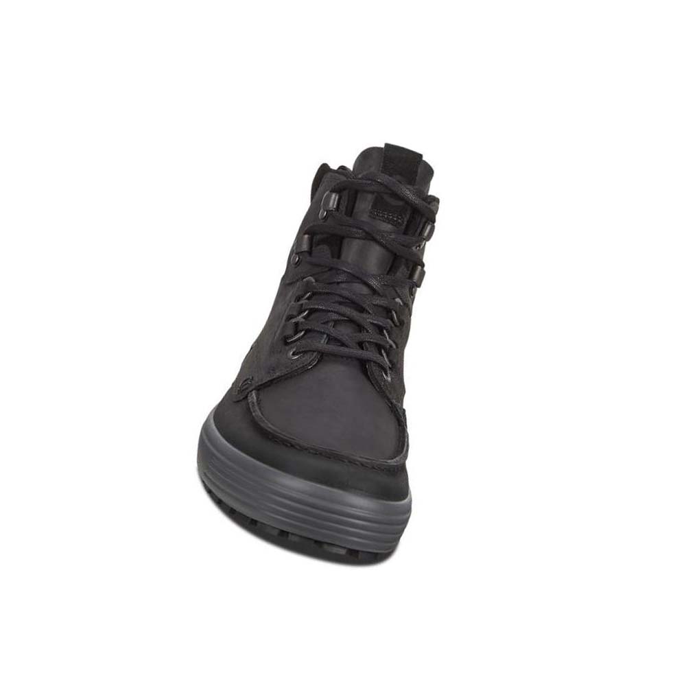 Men's Ecco Soft 7 Tred Ankle Boots Black | Canada 444AHK